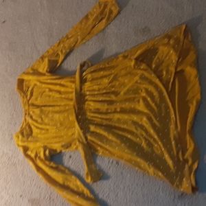 yellow polka dot dress